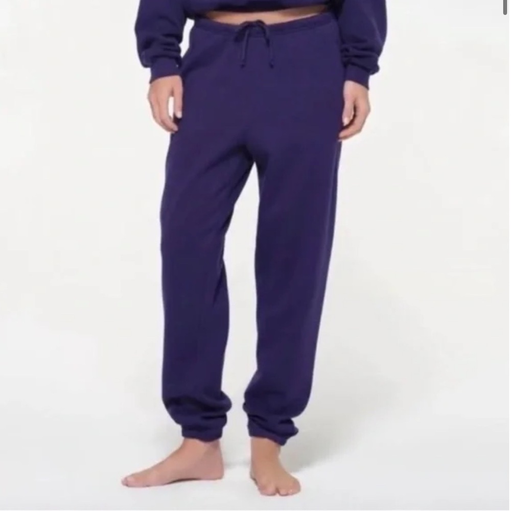 Skims Cotton Fleece Sweatpants 30" Size XS
